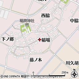 愛知県豊川市江島町稲場周辺の地図