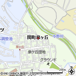〒519-1117 三重県亀山市関町泉ケ丘の地図