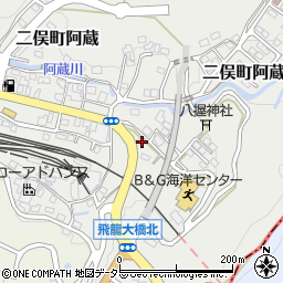 静岡県浜松市天竜区二俣町阿蔵398周辺の地図