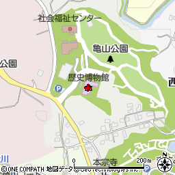 亀山市歴史博物館周辺の地図