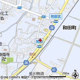 三重県亀山市和田町419周辺の地図
