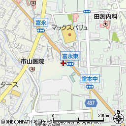 みなと銀行龍野支店周辺の地図