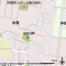 愛知県豊川市西原町松葉31-6周辺の地図