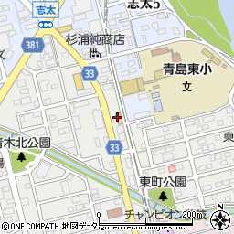 セブンイレブン藤枝青木２丁目店周辺の地図