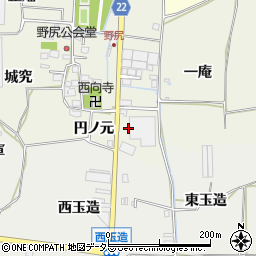 京都府八幡市野尻円ノ元周辺の地図