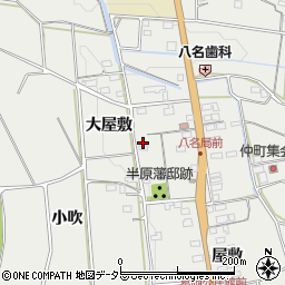 愛知県新城市富岡大屋敷周辺の地図