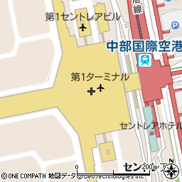 近畿日本ツーリスト中部国際空港サービスセンター周辺の地図