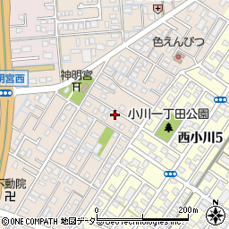 静岡県焼津市三ケ名1008周辺の地図