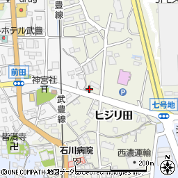 愛知県知多郡武豊町ヒジリ田106周辺の地図