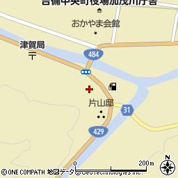 岡山県加賀郡吉備中央町下加茂20周辺の地図