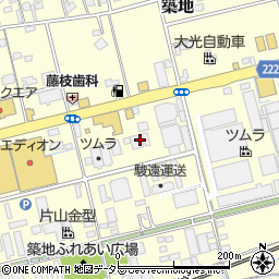 静岡県藤枝市築地561周辺の地図
