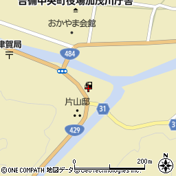 岡山県加賀郡吉備中央町下加茂21周辺の地図