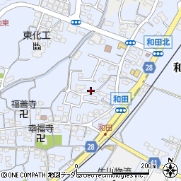 三重県亀山市和田町800周辺の地図