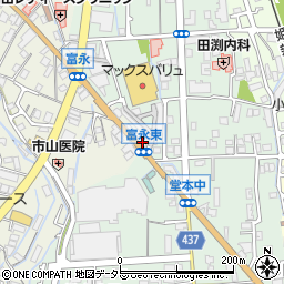 伏見屋砿油株式会社　ニュー龍野周辺の地図