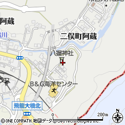 静岡県浜松市天竜区二俣町阿蔵374周辺の地図