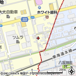 静岡県藤枝市築地335周辺の地図