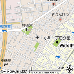 静岡県焼津市三ケ名1008-9周辺の地図
