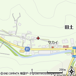 岡山県加賀郡吉備中央町田土2751-1周辺の地図