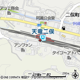 阿蔵駅前公園周辺の地図