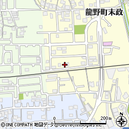 兵庫県たつの市龍野町末政166周辺の地図
