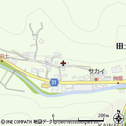 岡山県加賀郡吉備中央町田土2752周辺の地図