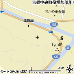 岡山県加賀郡吉備中央町下加茂48周辺の地図