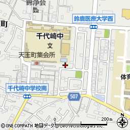 三重県鈴鹿市岸岡町1200-7周辺の地図