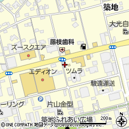 静岡県藤枝市築地546-1周辺の地図