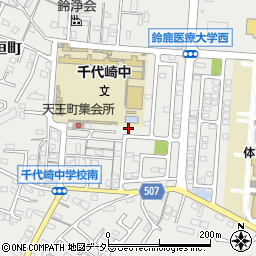 三重県鈴鹿市岸岡町1200-6周辺の地図