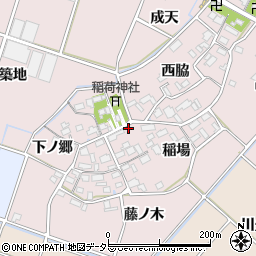 愛知県豊川市江島町稲場26周辺の地図