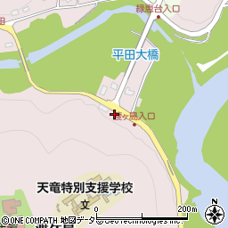 静岡県浜松市天竜区渡ケ島37周辺の地図