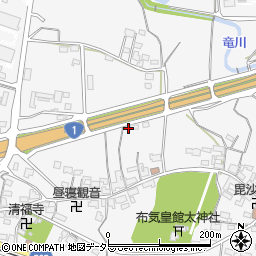 三重県亀山市布気町1298周辺の地図