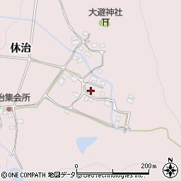 兵庫県赤穂郡上郡町休治196周辺の地図