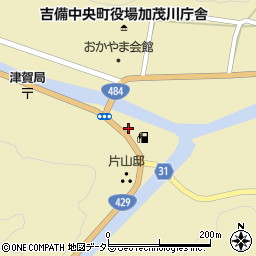 岡山県加賀郡吉備中央町下加茂27周辺の地図