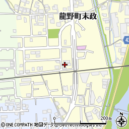 兵庫県たつの市龍野町末政171周辺の地図