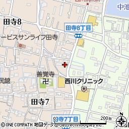 セブンイレブン姫路田寺７丁目店周辺の地図