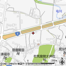 三重県亀山市布気町1298-1周辺の地図