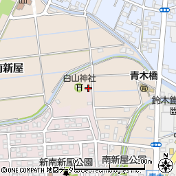 静岡県藤枝市南新屋180-4周辺の地図