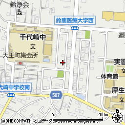 三重県鈴鹿市岸岡町1200-33周辺の地図