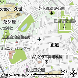 京都府城陽市寺田正道周辺の地図