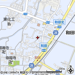 三重県亀山市和田町802周辺の地図