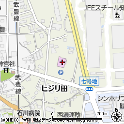愛知県知多郡武豊町ヒジリ田127周辺の地図