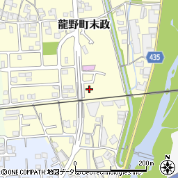 兵庫県たつの市龍野町末政180周辺の地図