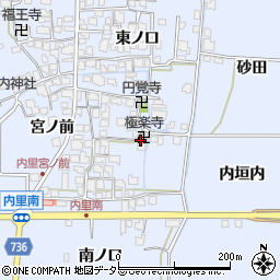 京都府八幡市内里巽ノ口周辺の地図