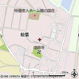 愛知県豊川市西原町松葉周辺の地図
