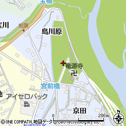 愛知県豊川市松原町島川原2-2周辺の地図