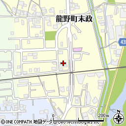 兵庫県たつの市龍野町末政179周辺の地図