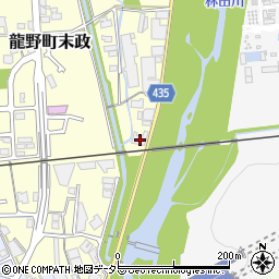 兵庫県たつの市龍野町末政253周辺の地図