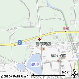 兵庫県たつの市揖西町新宮1075周辺の地図