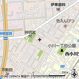 静岡県焼津市三ケ名1012周辺の地図